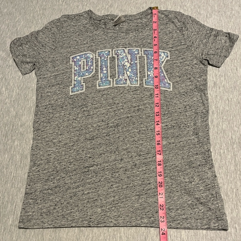 Victoria’s Secret PINK Sequin Logo T-Shirt - Picture 8 of 10